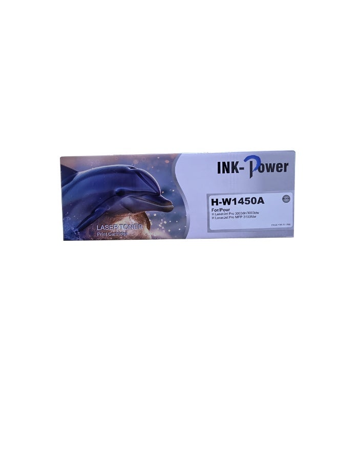 اينك باور حبر متوافق مع HP 145A، طراز 145A W1450A، مناسب للطابعات الاحترافية 3003dw MFP 3103fdw، أسود، إنتاجية 1700 صفحة - Image 2